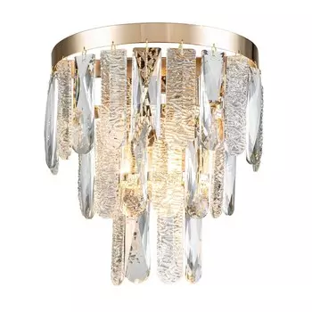 Бра Indigo, 12030/1W Gold. 1х40Вт, E14, 220х145х240 мм, цвет прозрачный