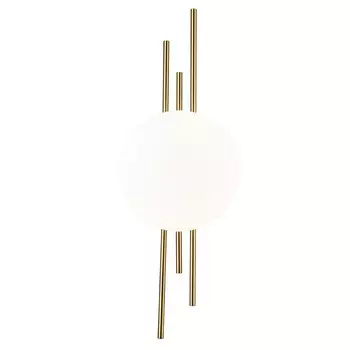 Бра Indigo, 14007/1W Brass. 1х8WВт, LED, 685Лм, 4000К, 190х86х520 мм, цвет белый матовый