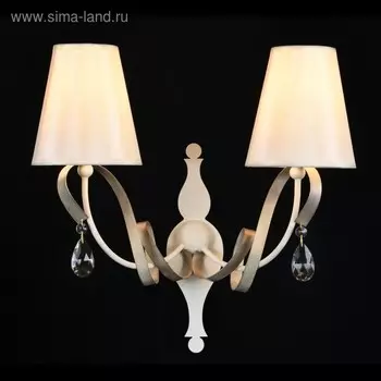 Бра Intreccio 2x40W E14, белый 41x23x40 см