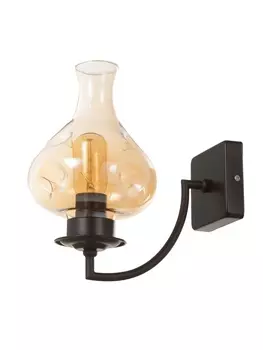 Бра "Ирина" 1х40Вт Е27 черный 26х15х28см