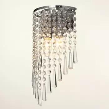 Бра "Искрица" 2хЕ27 хром 19х23 см