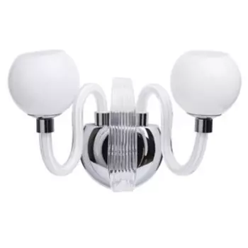 Бра "Ивонна" 2x35W G9 хром 20x32x20см