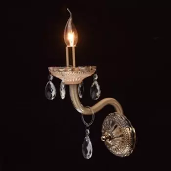 Бра "Элла" 1x40W E14 золото 32x12x23см