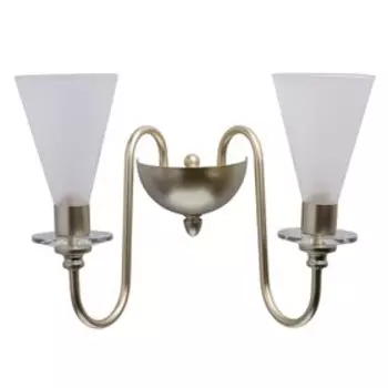 Бра "Эллегия" 2x40W G9 золото 31x33x26см