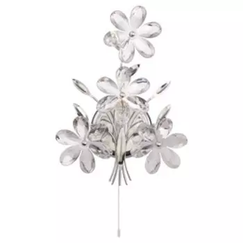 Бра JULIANA 1x40Вт E14 хром 33см