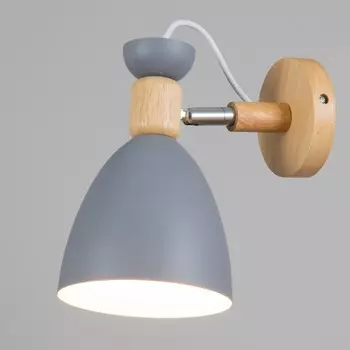 Бра "Канди" E27 40Вт серый 14х19 см