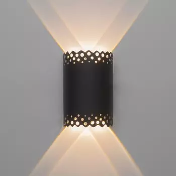 Бра "Карамела" LED 10Вт 3000К черный 12х30х18см