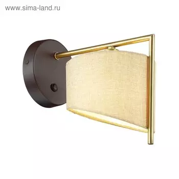 Бра KAREN 1x40Вт E14 коричневый