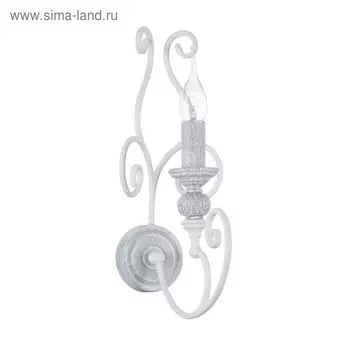 Бра Karina 1x60Вт E14, белый 14x14x36,5 см