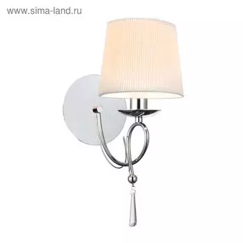 Бра «Катарина», E14, 1x40W хром 15x24x37 см