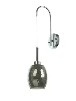 Бра «Кейти» 140 Вт Е27 серебро 231447+80 см