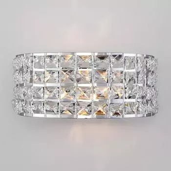 Бра Kira, 2x60Вт E14, цвет хром