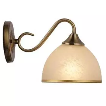 Бра KL.0754-1-W AB, 1x60Вт E27, цвет бронза