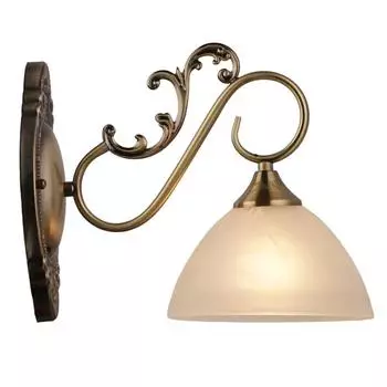 Бра KL.3025-1-W AB, 1x60Вт E27, цвет бронза