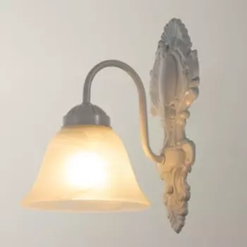 Бра "Классика" 1хЕ27 60Вт белый 28х22х16см