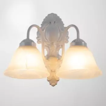 Бра "Классика" 2хЕ27 60Вт белый 28х34х18см