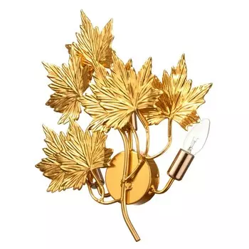 Бра "Клен" 2хЕ14 40Вт золото 55х55х15 см