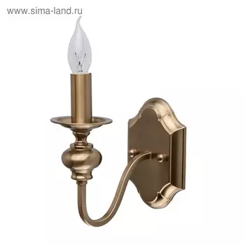 Бра «Консуэло», 1x60W E14, латунь 23x12x21 см