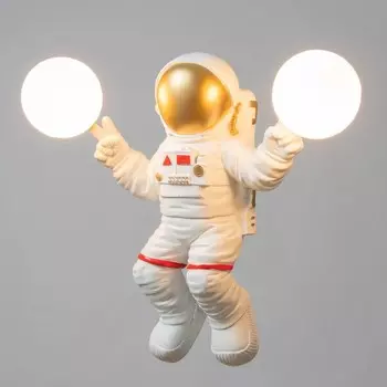 Бра "Космонавт" 2хG9 белый 35х30 см