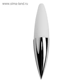 Бра "Круз" 60Вт E14 хром 38x8x8см