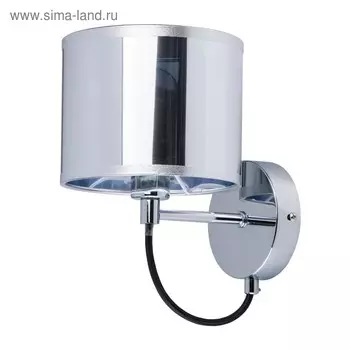 Бра "Лацио" 1x40W E14 хром 23x15x19см