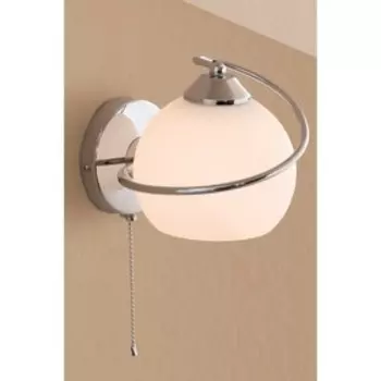 Бра «Лайма», 1x100W E27, хром 21x16x16 см