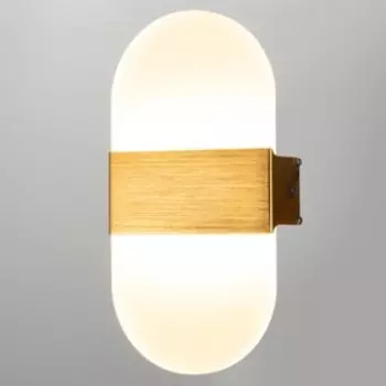 Бра Лайн LED 12Вт 3000К золото 11х21 см