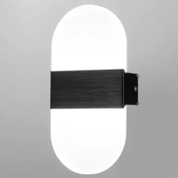 Бра Лайн LED 12Вт 6000К черный 11х21 см