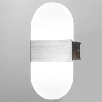 Бра Лайн LED 12Вт 6000К серебро 11х21 см