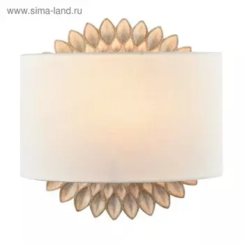 Бра Lamar 1x40W E14, кремовое золото 28x12x28 см