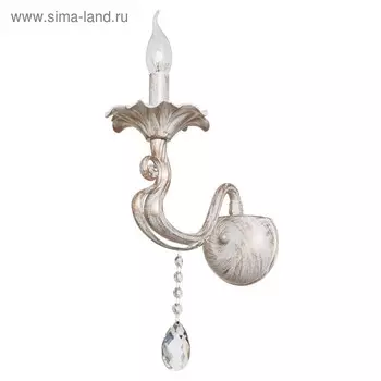 Бра "Летиция", 40Вт Е14, цвет белый