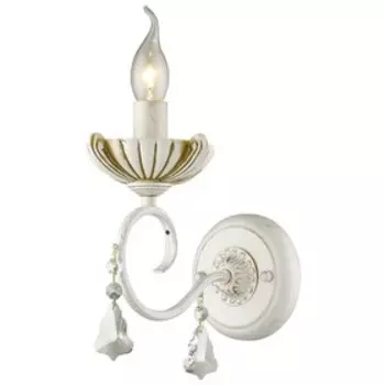 Бра "Летисия" 1x60Вт E14 бежевый 21x13x31см