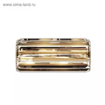 Бра LIMPIO 6х20Вт G9, чёрный, хром 12x37x20 см