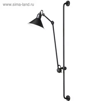 Бра Loft 1х40Вт E14 чёрный 106x21x205 см