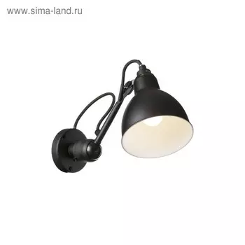 Бра Loft 1х40Вт E14 чёрный 38,5x14,5x36 см