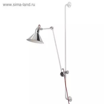Бра LOFT 1х40Вт E14, хром 106x21x205 см