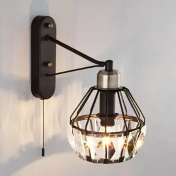 Бра Lord 60Вт E14 чёрный 26x13,5x25см