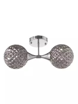 Бра "Лос-Анджелес" 2х15Вт Е27 хром 19х15х43см