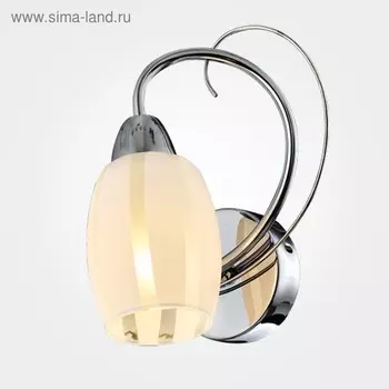 Бра Luara 1x40Вт Е14 хром 15x13x20см