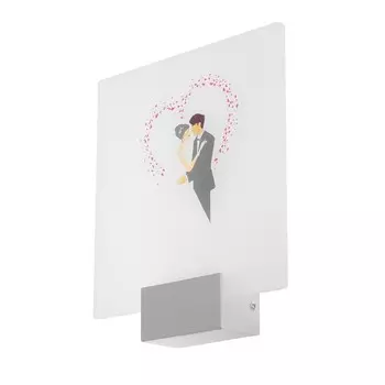 Бра "Любовь" LED 6Вт 4000К белый 24х6х24 см