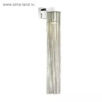 Бра LUIGI 50Вт GU10 серебро