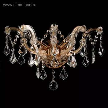 Бра «Луиза», 3x60W E14, золото 28x42x28 см