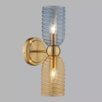 Бра Lumion. Monroe, 2х40Вт, E14, 220х280х225 мм, цвет латунь