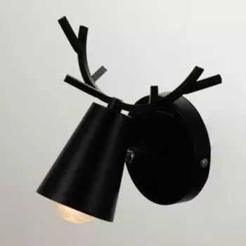 Бра "Лунго" Е27 40Вт черный 18х7х9 см