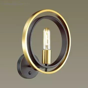 Бра MAEVE 1x60Вт E27 золото, чёрный