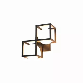 Бра Mantra Desigual, G9, 2х5Вт, 230х145х230 мм, цвет чёрный