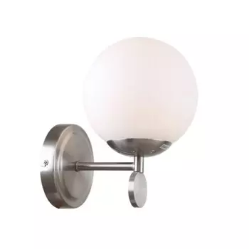 Бра Marsela 1xE27 60Вт, размер 16x20x23,5 см, цвет никель