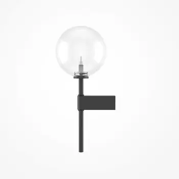 Бра Maytoni MOD172WL-01B, 1хG4, 20Вт, 17,5х15х37,3 см, цвет чёрный