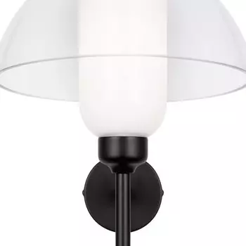 Бра Maytoni MOD177WL-01B, 1хE14, 40Вт, 24х22х24,4 см, цвет чёрный