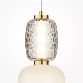 Бра Maytoni MOD267WL-L18G3K, LED, 18Вт, 22х17х62 см, 2400Лм, цвет золото